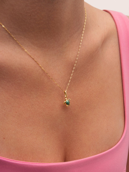 Charm Tortuga Baño Oro