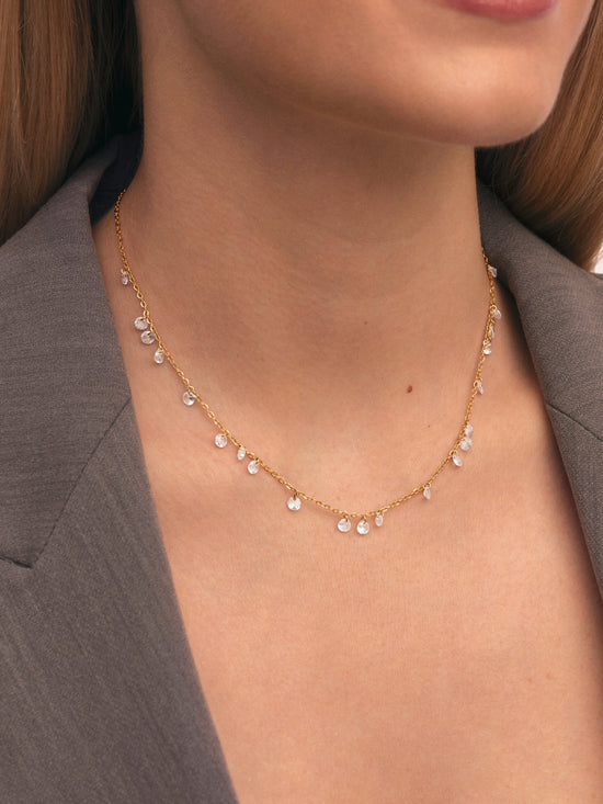 Collar Starlight Acero Baño Oro