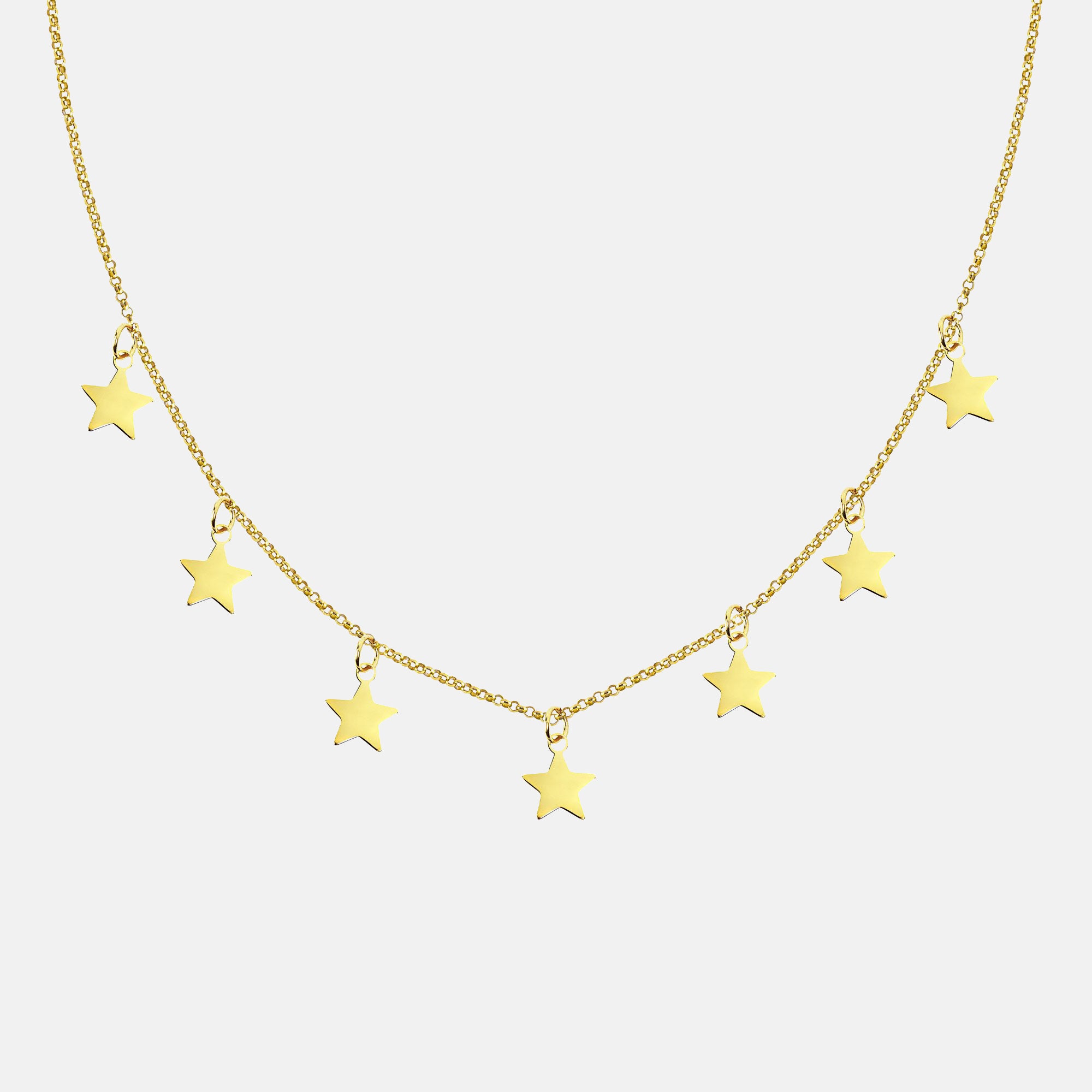 Double-layered Y2K Star Necklace